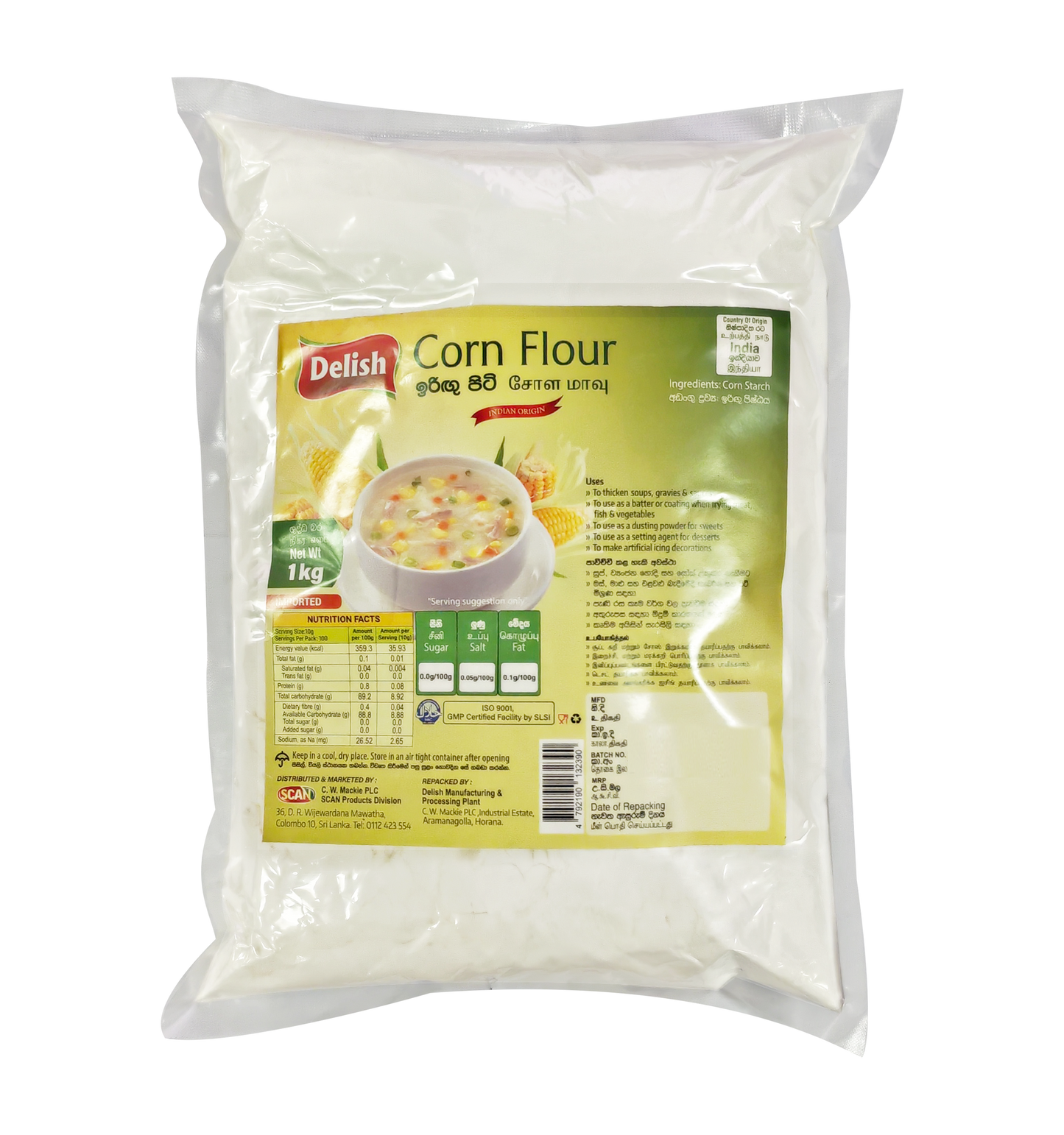 Delish Corn Flour 1KG