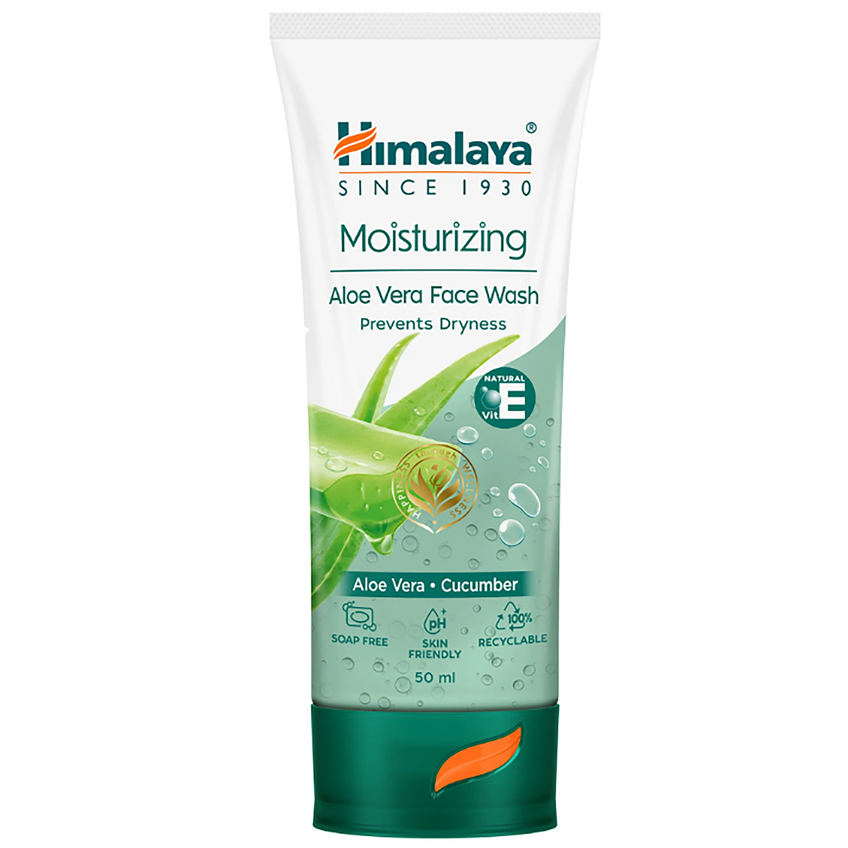HIMALAYA MOISTURISING ALOEVERA FACE WASH 50ML