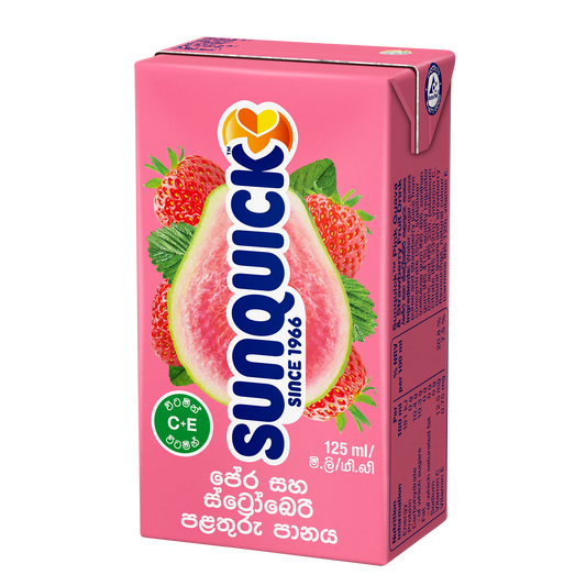 SUNQUICK BIBI 125 ML – GUAVA & STRAWBERRY