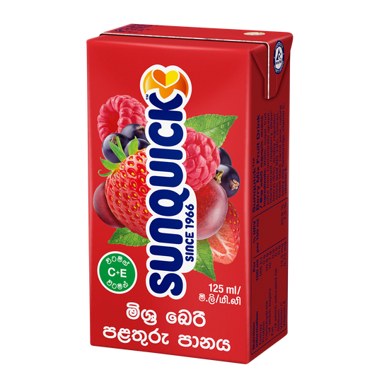 SUNQUICK BIBI 125 ML - MIXED BERRIES