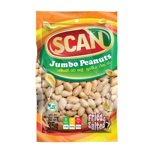 SCAN JUMBO PEANUTS FRIED & SALTED 35G
