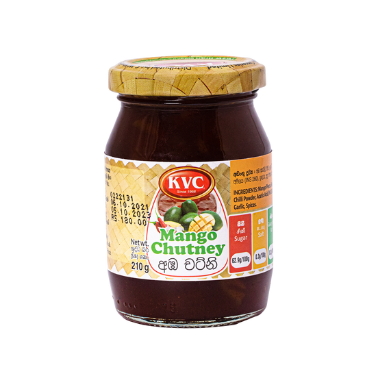 KVC CHUTNEY - MANGO 210G