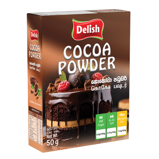 DELISH COCOA POWDER 50G
