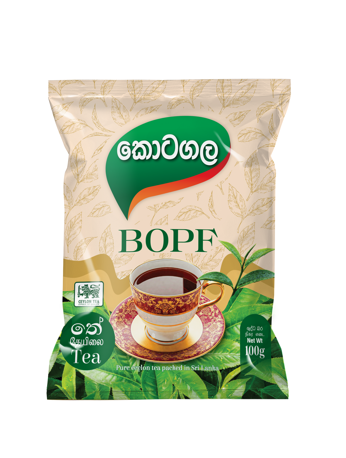 Kotagala BOPF Tea Pouch 100G