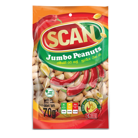 SCAN JUMBO PEANUTS CHILLIE 70G